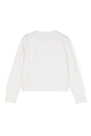 maglione in lana bianco MISS BLUMARINE KIDS | IF4137MS02010602